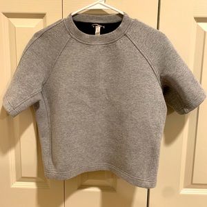 Lululemon Cropped Short Sleeve Sweatshirt